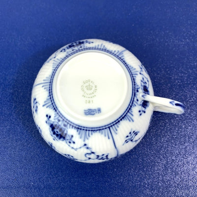 Royal Copenhagen(ロイヤルコペンハーゲン) ブルーフルーテッド ペア カップ＆ソーサー  【106060416008】