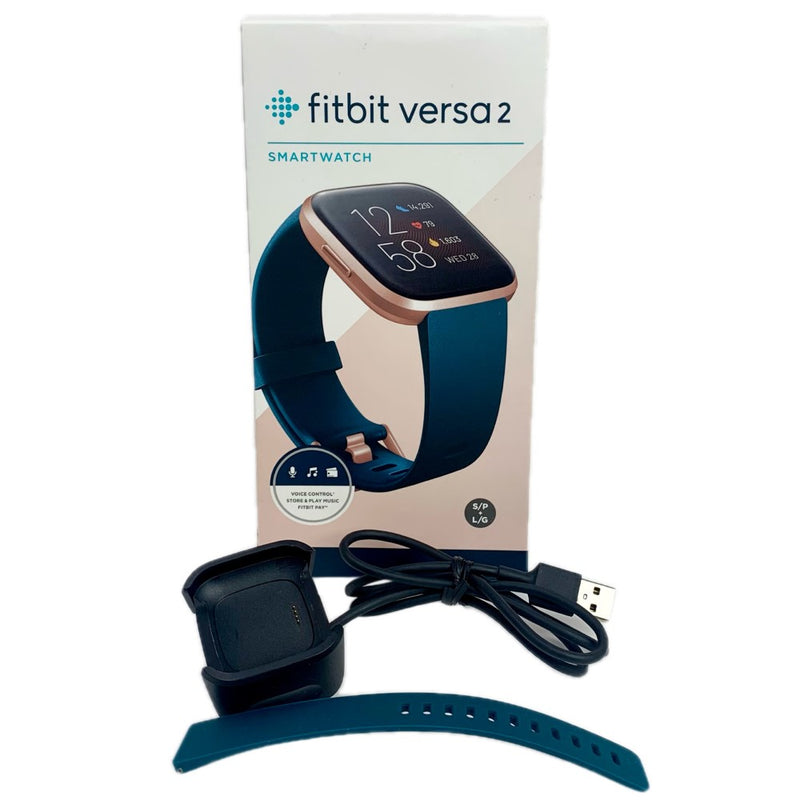 Fitbit Versa2 Alexa搭載 スマートウォッチ FB507 カッパーローズ 【107050876007】
