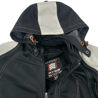 HYOD ST-S MOTO PARKA D3O ライナー付きバイクジャケット サイズXL フード脱着可能 メッシュジャケット ヒョウドウ 【107051086002】