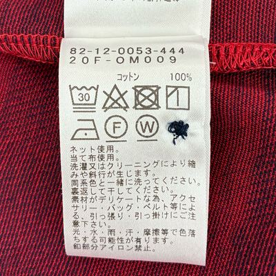 BEAMS GOLF ブロックチェックポロシャツ サイズS レッド 2020年秋冬モデル ビームスゴルフ 【107108418002】