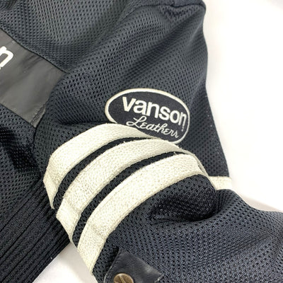 Vanson(バンソン)　メッシュジャケット XL  ブラック/インナーレッド VS14102S  【107108474003】