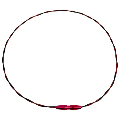 phiten RAKUWA ネックワイヤー EXTREME トルネード サイズ50cm レッド×ブラック ネックレス ファイテン 【107109683007】