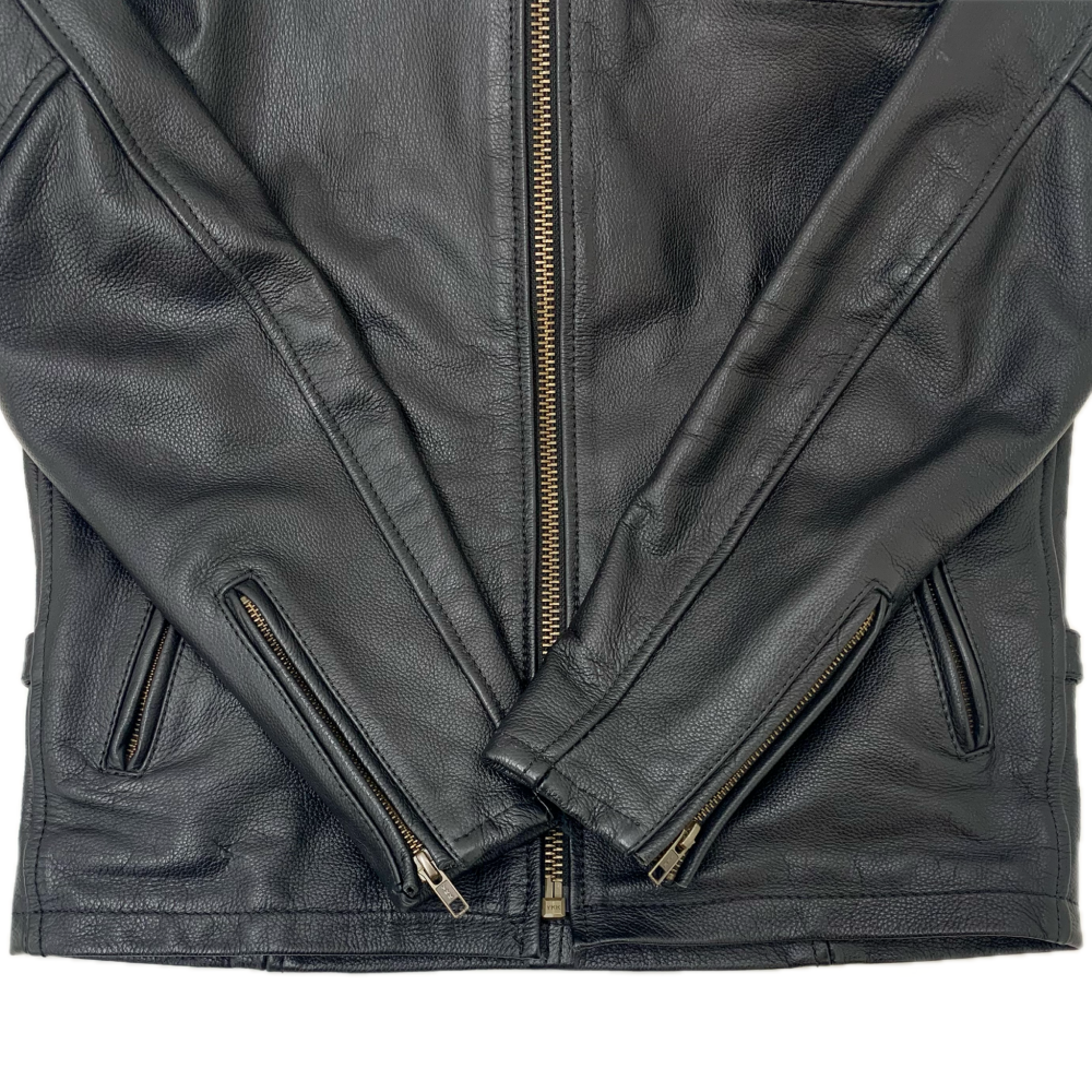 美品✨Rookie Leather 牛革レザージャケット　シングルライダースM黒 楽天市場】ルーキー ライダース レザージャケット ROOKIE RLJ-02N