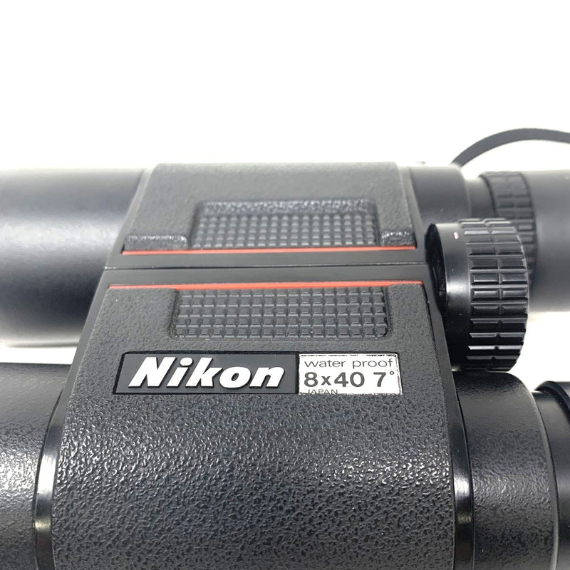 Nikon(ニコン)　双眼鏡　water proof 8x40 7° ダハプリズム式 レザーケース付 【107112258001】