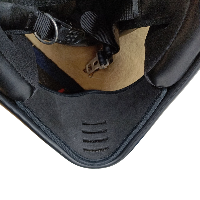 中古 RIDEZ フルフェイスヘルメット XX BLACK サイズ：L バイク用 ネオクラシック 収納袋 【107112365002】