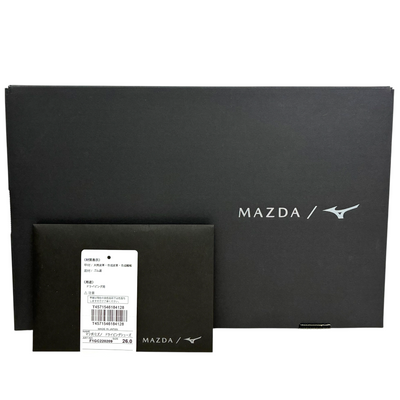 MAZDA×MIZUNO ドライビングシューズ F1GC220209 サイズ26cm グレー×ブラック マツダ×ミズノ 【107112377002】