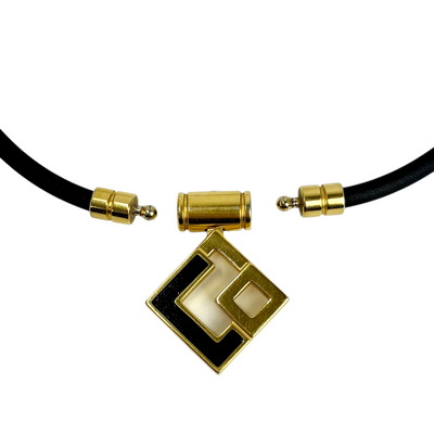 Colantotte TAOネックレス AURA 全長47cm ブラック×ゴールド コラントッテ 【107112436007】