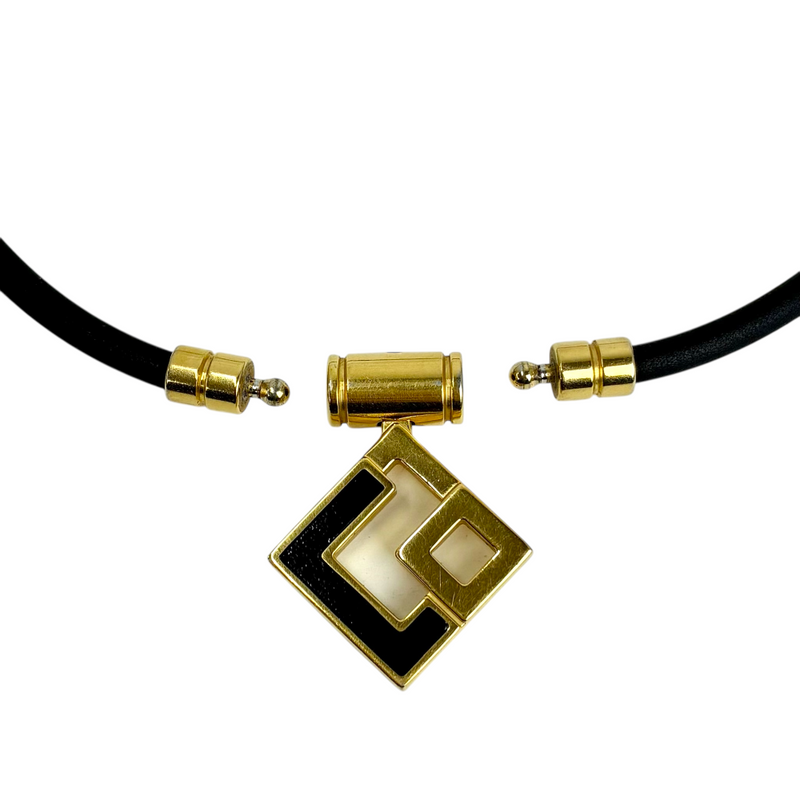 Colantotte TAOネックレス AURA 全長47cm ブラック×ゴールド コラントッテ 【107112436007】