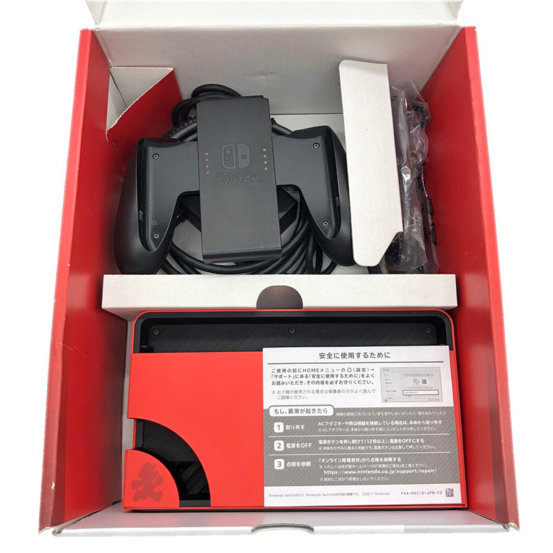 【美品中古】Nintendo Switch 有機ELモデル マリオレッド HEG-S-RAAAA ゲーム機 本体 ニンテンドー 任天堂 スイッチ 【108052410007】