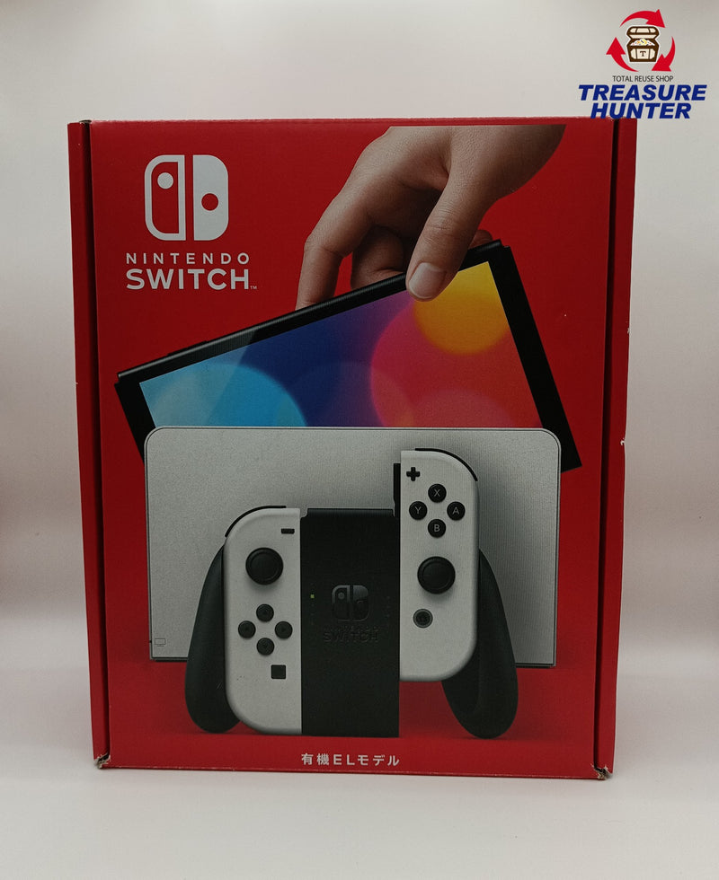 中古 Nintendo Switch 本体 Nintendo Switch(有機ELモデル) Joy-Con(L)/(R) ホワイト 【108053288002】