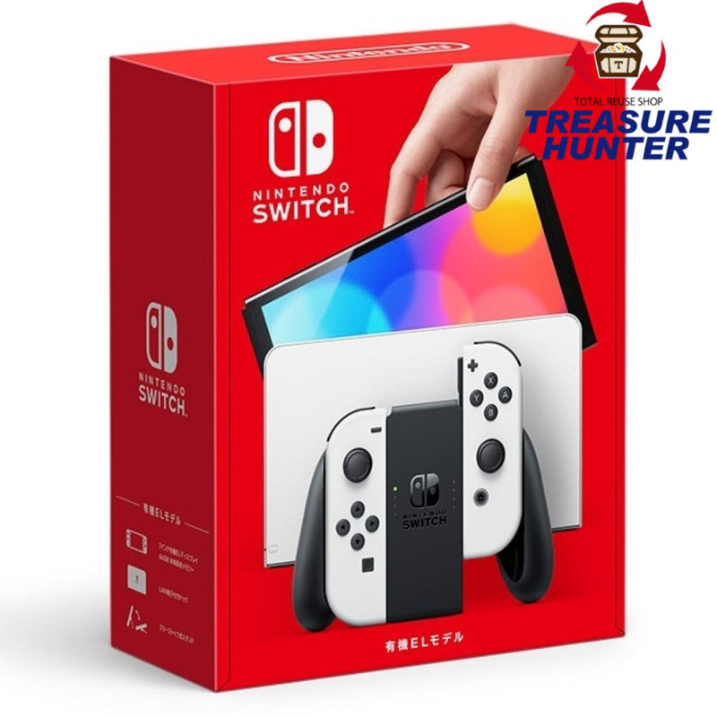 【未開封品】Nintendo Switch 有機ELモデル HEG-S-KAAAA Joy-Con ホワイト ゲーム機 本体 ニンテンドー 任天堂 スイッチ 【108072450007】