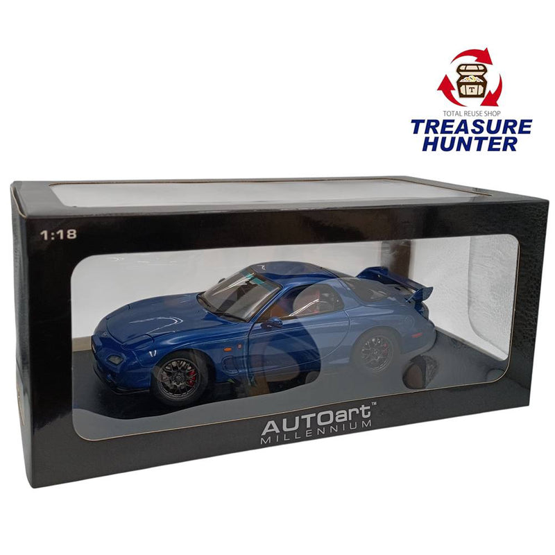 未使用 AUTOart オートアート MILLENNIUM 1/18 マツダRX-7（FD）スピリット R タイプA ブルー 【109041954002】