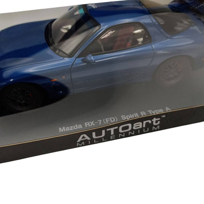 未使用 AUTOart オートアート MILLENNIUM 1/18 マツダRX-7（FD）スピリット R タイプA ブルー 【109041954002】