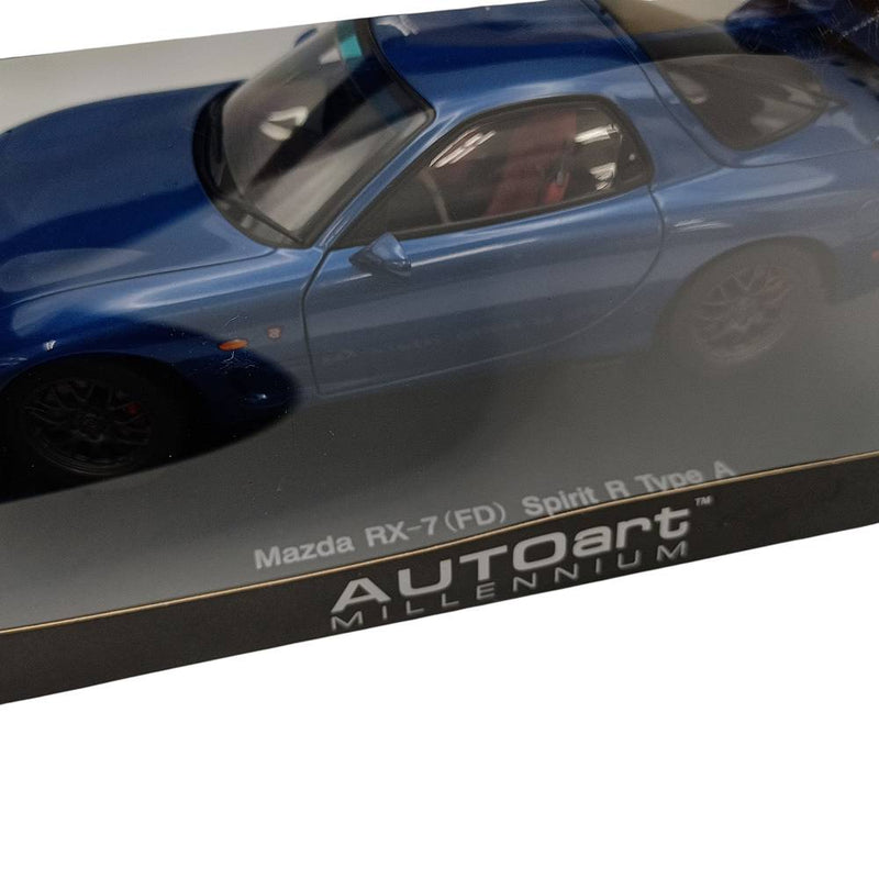 未使用 AUTOart オートアート MILLENNIUM 1/18 マツダRX-7（FD）スピリット R タイプA ブルー 【109041954002】