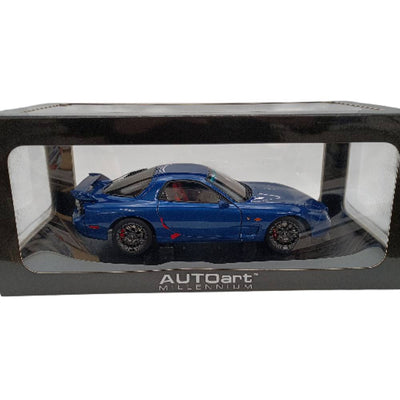 未使用 AUTOart オートアート MILLENNIUM 1/18 マツダRX-7（FD）スピリット R タイプA ブルー 【109041954002】