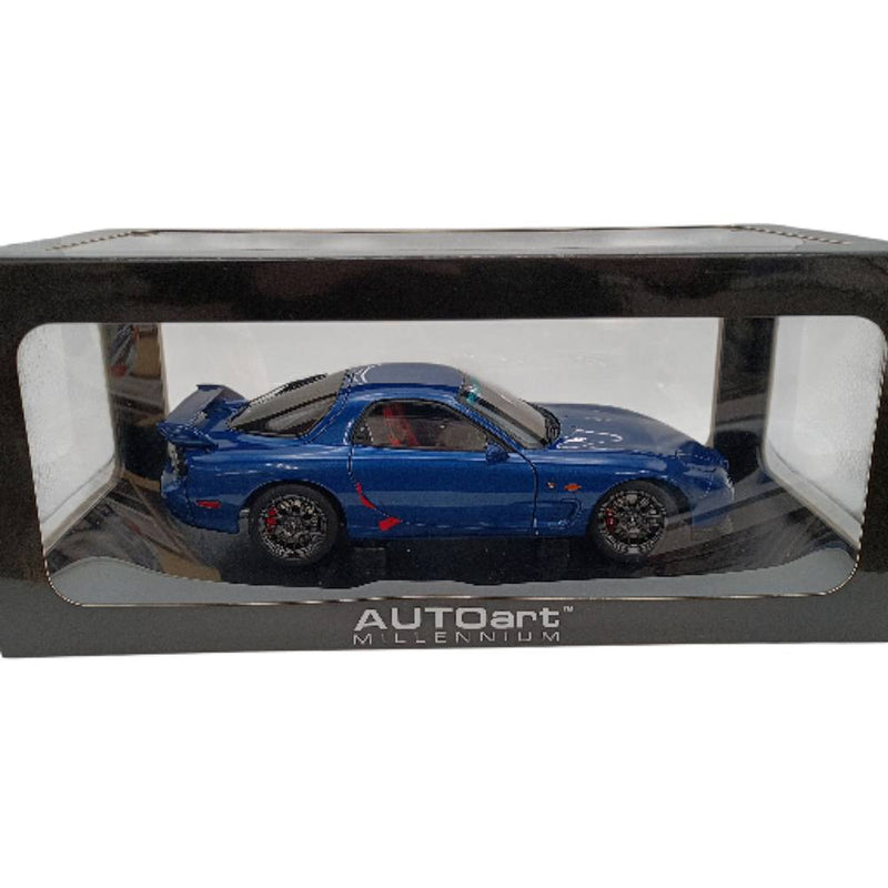 未使用 AUTOart オートアート MILLENNIUM 1/18 マツダRX-7（FD）スピリット R タイプA ブルー 【109041954002】