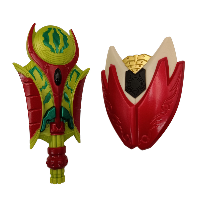 中古 バンダイ ＡＣ ＰＢ０８ 仮面ライダー斬月＆仮面ライダーバロン 鎧武外伝セット 仮面ライダー鎧武 【109043643002】
