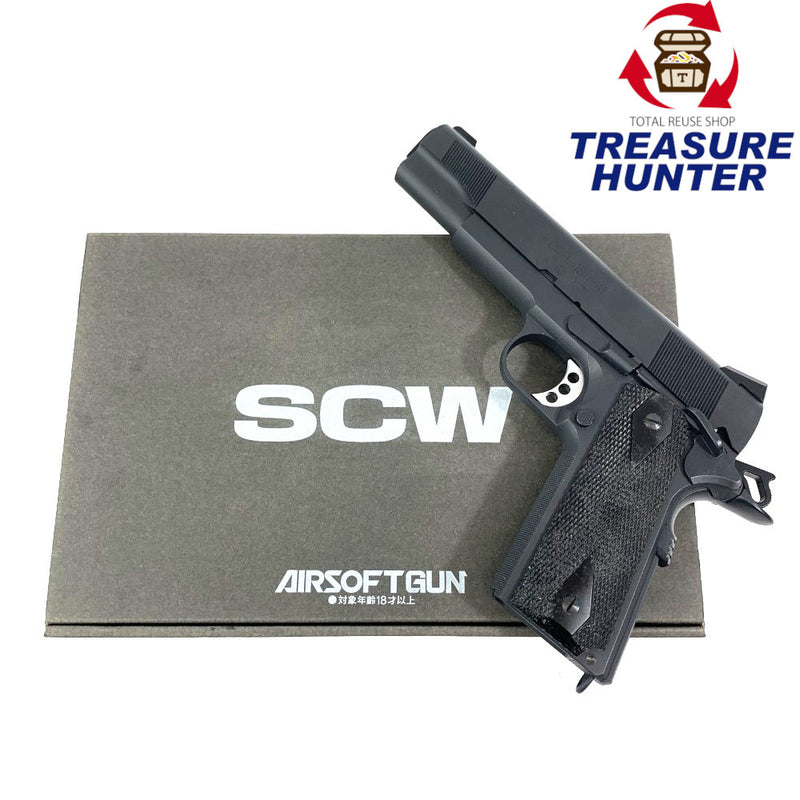 WESTERN ARMS(ウエスタンアームズ)　ガスガン　SCW 1911-A1 ブラック　ガスブローバックガン　対象年齢18歳以上 【109044064005】