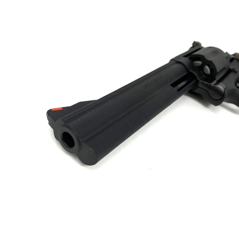 Marushin(マルシン)　モデルガン　M586　６インチ　ブラックヘビーウエイト　ハーフチェッカー木製グリップ銃　 【109057710005】