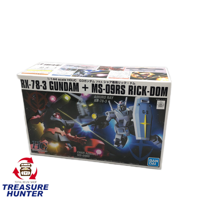 【未組立品】HGUC G3ガンダム＋シャア専用リックドムセット 1/144 プラモデル バンダイ 機動戦士ガンダム 【109058830007】