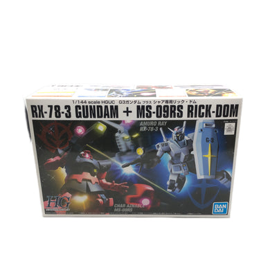 【未組立品】HGUC G3ガンダム＋シャア専用リックドムセット 1/144 プラモデル バンダイ 機動戦士ガンダム 【109058830007】