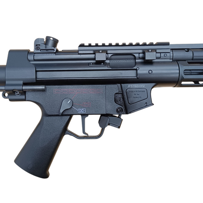 中古 CYMA Enhanced MP5 PDWストック フルメタル電動ガン CME041G ブラック 別売りマガジン×3付属 【109058906002】