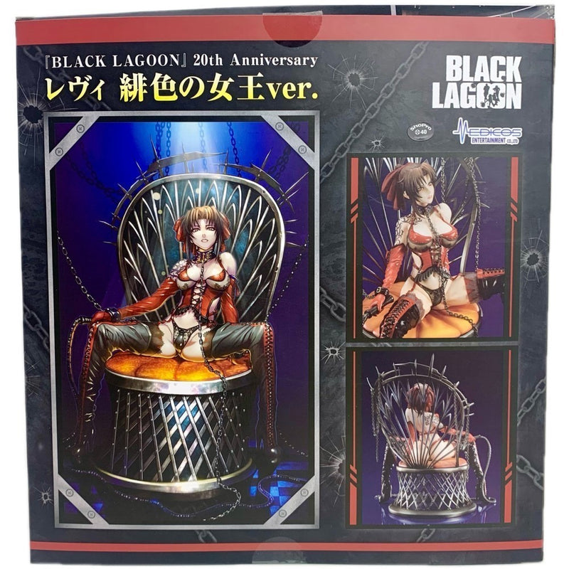 MEDICOS 『BLACK LAGOON』 20th Anniversary レヴィ 緋色の女王ver. 彩色済み完成品フィギュア 特典パーツ装着済 ブラックラグーン メディコス 【109059065009】