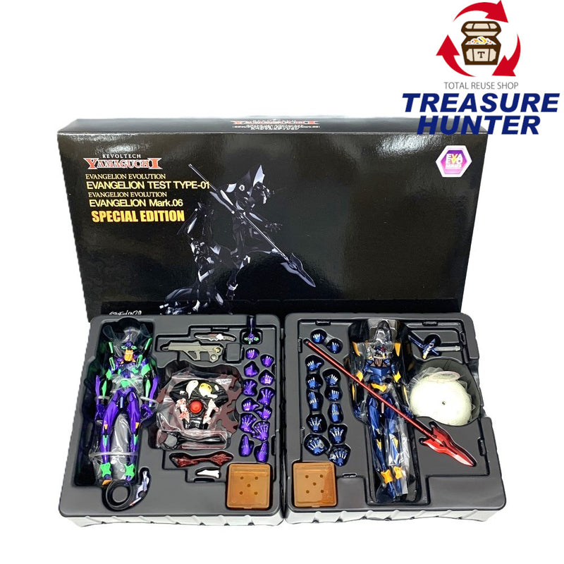 海洋堂　リボルテックヤマグチ　No.EX エヴァンゲリオン 初号機＆Mark.06 スペシャルエディション 可動フィギュア 完成品 【109059308005】