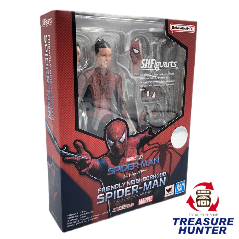 【中古品】 バンダイ スパイダーマン：ノーウェイ・ホーム S.H.Figuartsa [フレンドリー・ネイバーフッド・スパイダーマン] フィギュア 全高：約14.7cm 【109059641007】
