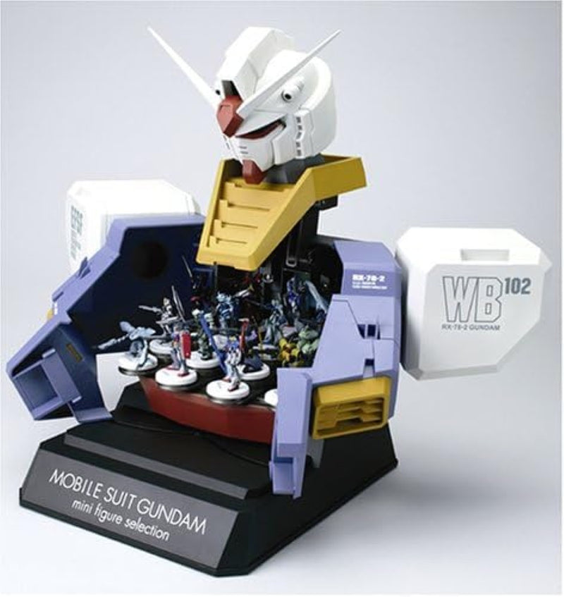 BANDAI 機動戦士ガンダム MFセレクション ガンダム胸像型ディスプレイケース フィギュア 全高約37.5cm 最大16体収納可能 バンダイ 【109060177007】