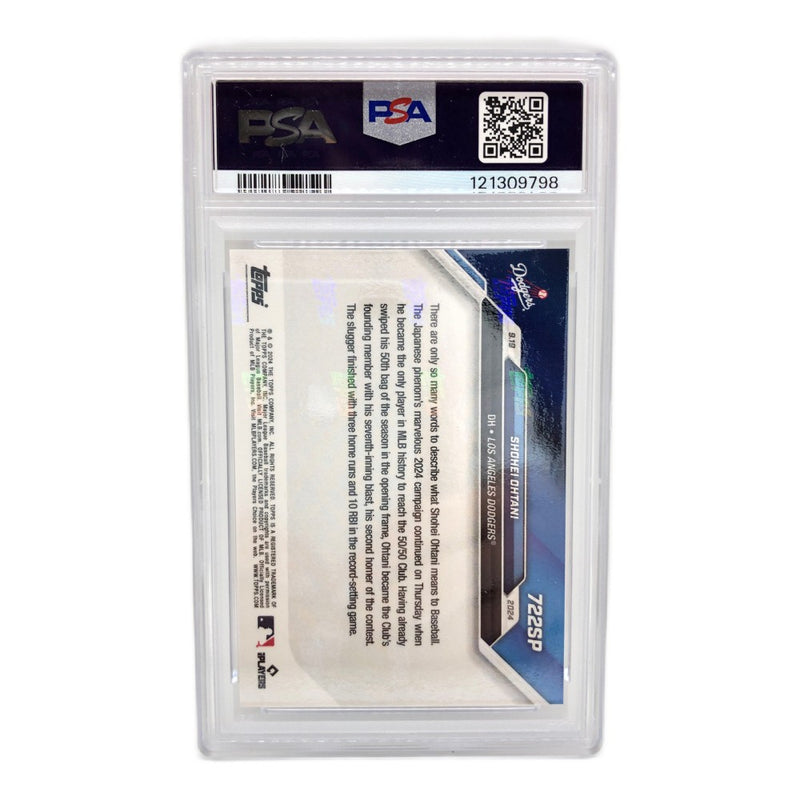 Topps NOW MLB 2024 大谷翔平 722SP 50/50達成記念カード PASグレード8 鑑定済み トレーディングカード トレカ 【109061356007】