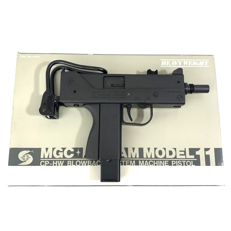 MGC イングラムモデル11 モデルガン  CP-HW ブローバックシステムマシンガン ブラック サイレンサー付  対象年齢18才以上 【109075498005】