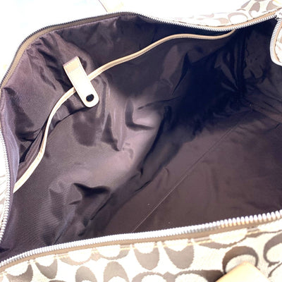 COACH(コーチ) シグネクチャー 2wayボストンバッグ 4254 キャンバス×レザー ブラウン 未使用保管品 【109075538003】