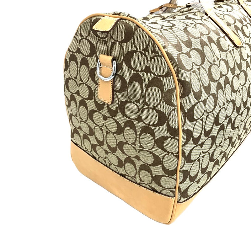 COACH(コーチ) シグネクチャー 2wayボストンバッグ 4254 キャンバス×レザー ブラウン 未使用保管品 【109075538003】