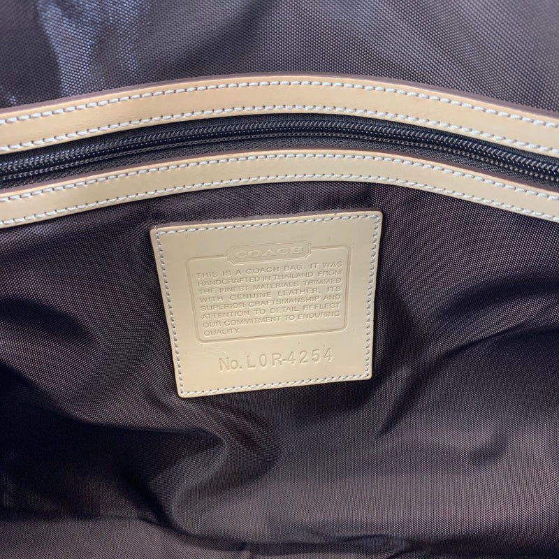 COACH(コーチ) シグネクチャー 2wayボストンバッグ 4254 キャンバス×レザー ブラウン 未使用保管品 【109075538003】