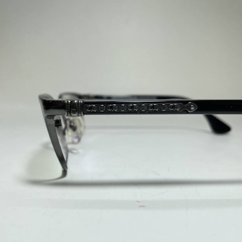 【大阪梅田購入インボイス付き】クロムハーツ アイウェア GROWLER I SV925 ブラック 眼鏡 メガネ CHROME HEARTS 【240001016494】