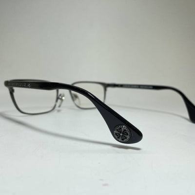 【大阪梅田購入インボイス付き】クロムハーツ アイウェア GROWLER I SV925 ブラック 眼鏡 メガネ CHROME HEARTS 【240001016494】