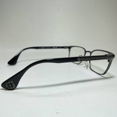 【大阪梅田購入インボイス付き】クロムハーツ アイウェア GROWLER I SV925 ブラック 眼鏡 メガネ CHROME HEARTS 【240001016494】