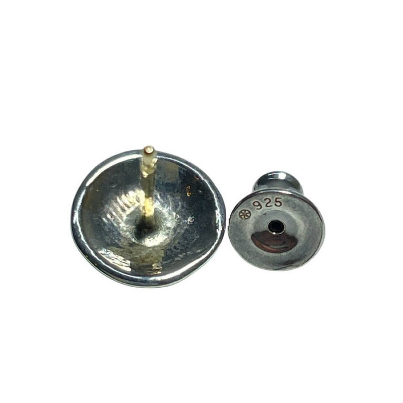 【インボイス付き】クロムハーツ ルビー入り クロスボール スタッド ピアス 925/14K CHROME HEARTS CRS STUD 【240001016634】