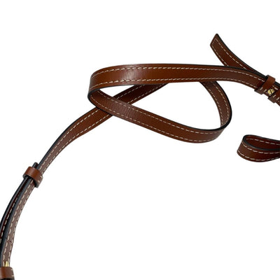 【新品同様】ロエベ ゲート スモール ショルダーバッグ 321.74AT20 レザー ブラウン LOEWE GATE 斜め掛け 【24000101735】