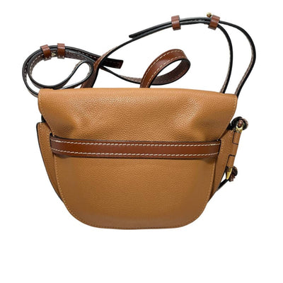 【新品同様】ロエベ ゲート スモール ショルダーバッグ 321.74AT20 レザー ブラウン LOEWE GATE 斜め掛け 【24000101735】