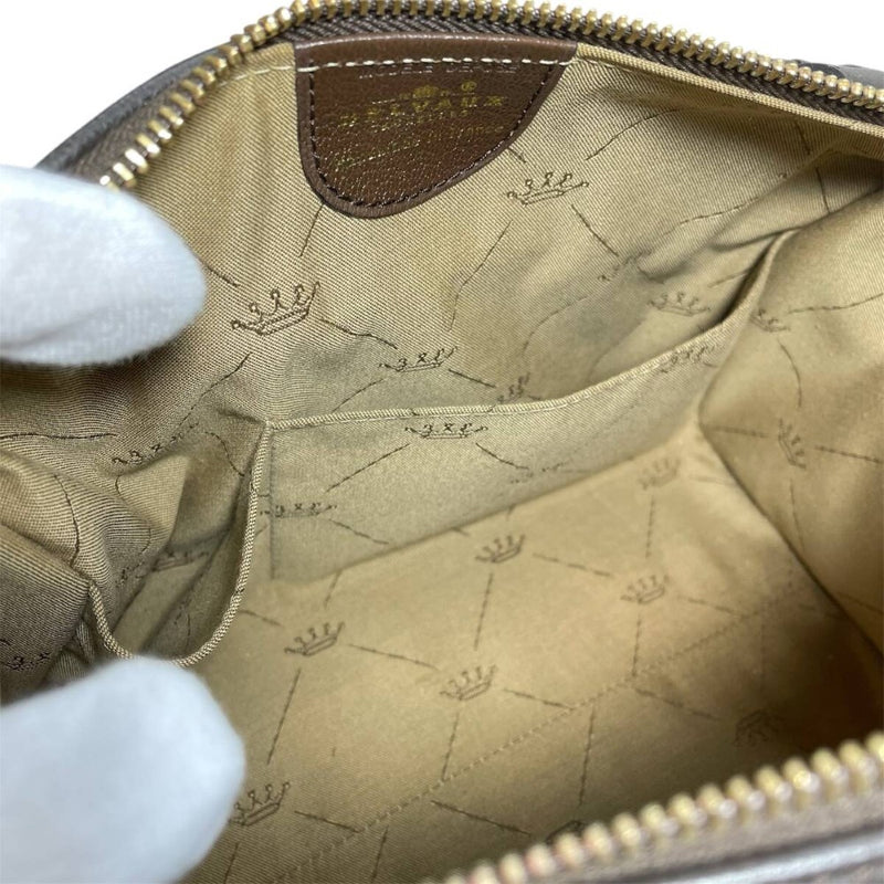 デルボー アストリッド ミニボストンバッグ オールレザー ゴールド金具 DELVAUX ASTRID ハンドバッグ ブラウン 【240001017741】