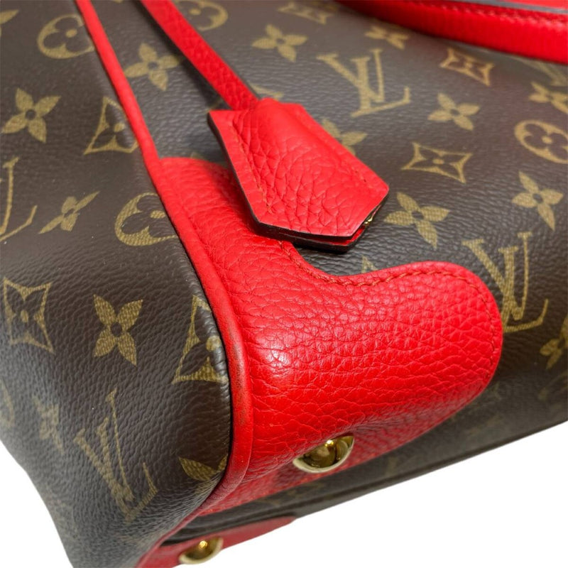 ルイヴィトン モノグラム エストレーラMM M51193 コクリコ 2WAYショルダーバッグ トートバッグ 斜め掛け レッド LOUIS VUITTON 【240001017913】