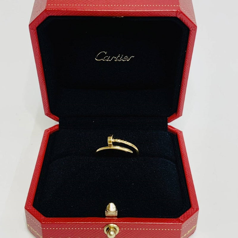 Cartier カルティエ ジュスト アン クル リング 42259 K18YG 750 3.4g 54(