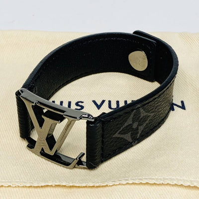 ルイ・ヴィトン ブラスレ・ホッケンハイム ブレスレット モノグラム エクリプス M6295 21 LOUIS VUITTON 【240005005015】