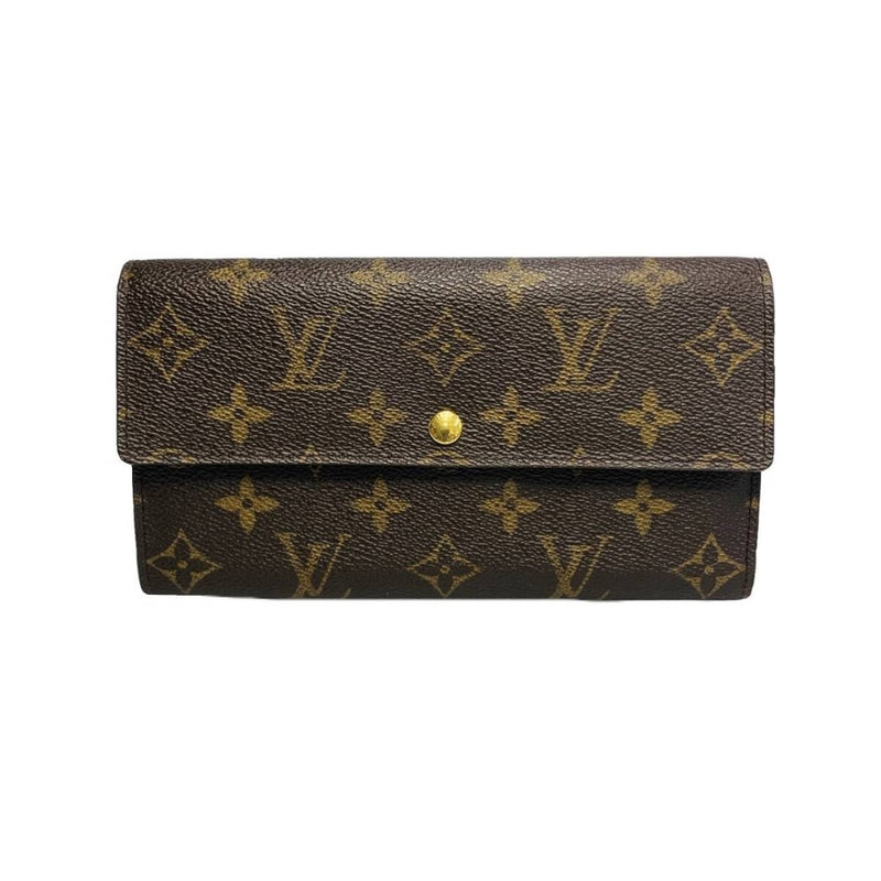 ルイ ヴィトン モノグラム ポルト モネ クレディ 長財布 M61725 LOUIS VUITTON 【240005005421】