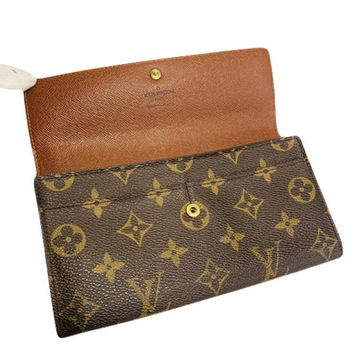 ルイ ヴィトン モノグラム ポルト モネ クレディ 長財布 M61725 LOUIS VUITTON 【240005005421】