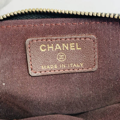 CHANEL シャネル マトラッセコインケース ラムスキン ブラック AP2061 ココマーク 【240005005640】