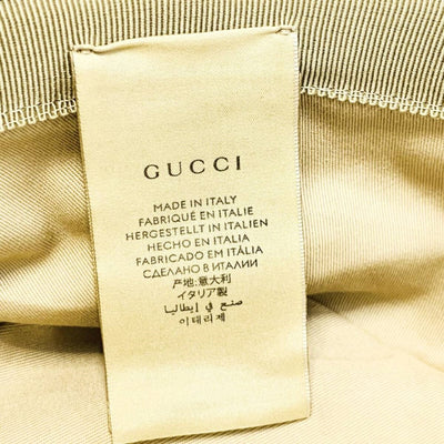 GUCCI グッチ GGキャンバス フェドラハット 帽子 576587 ベージュ ブラウン 【2400050060333】