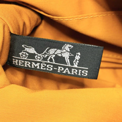 HERMES エルメス ボリード ポーチ　ピンク コットンキャンバス レザー 【240005006076】